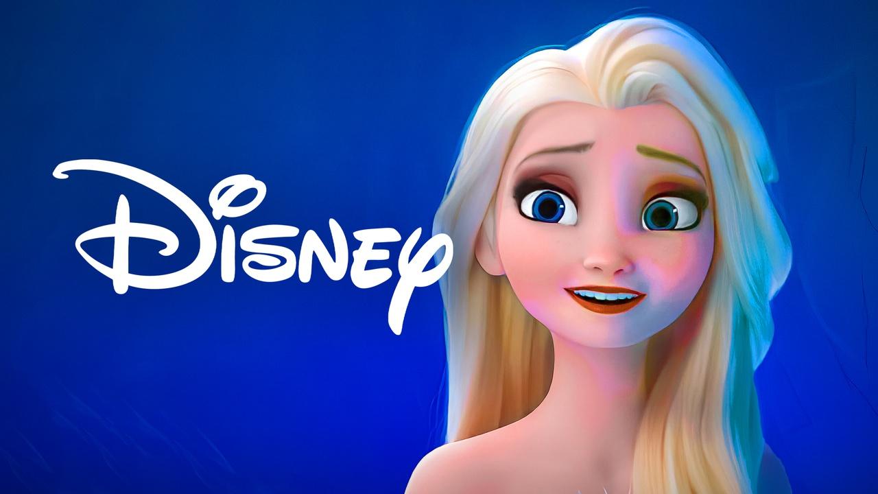 Frozen Elsa, Disney logo