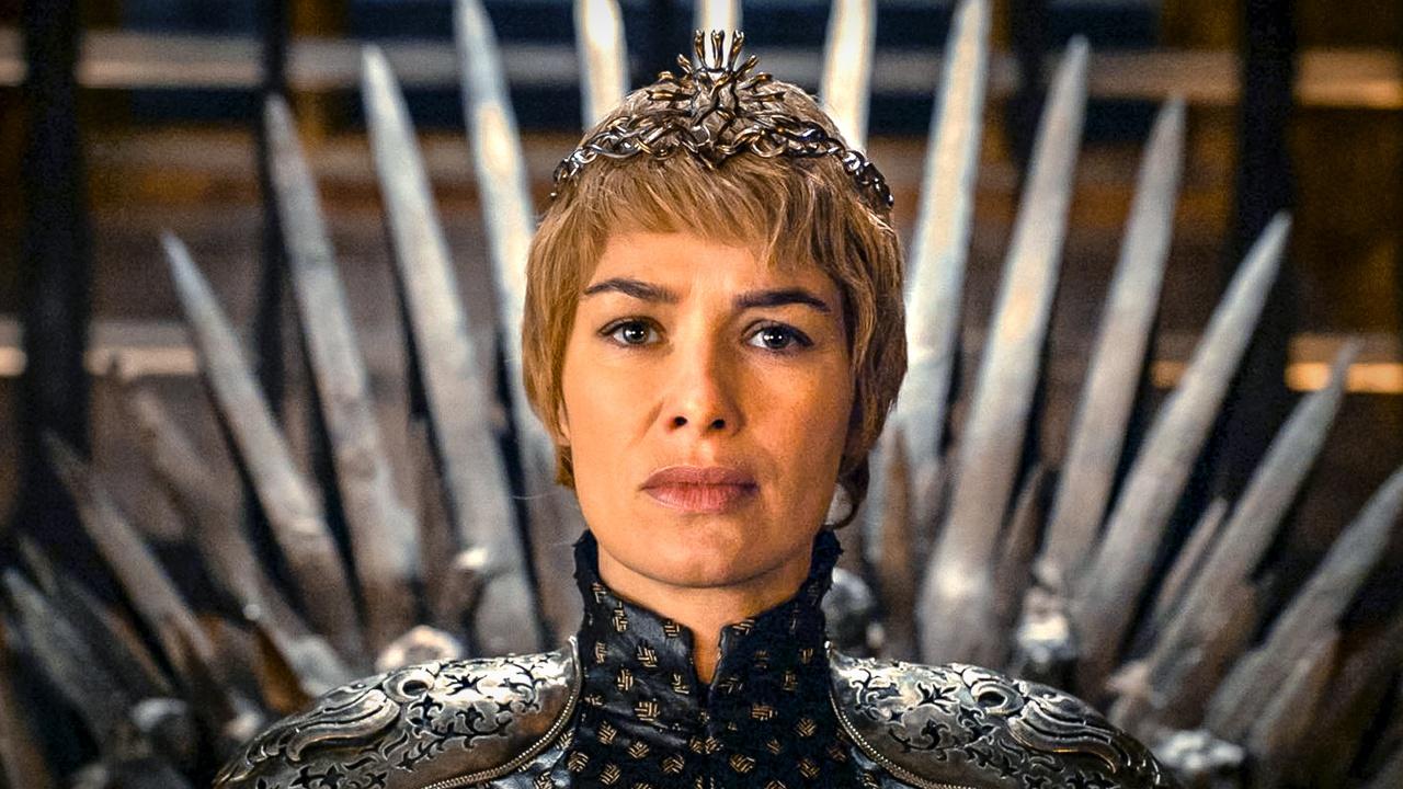 Game of Thrones' Cersei Lannister on Iron Throne of Seven Kingdoms