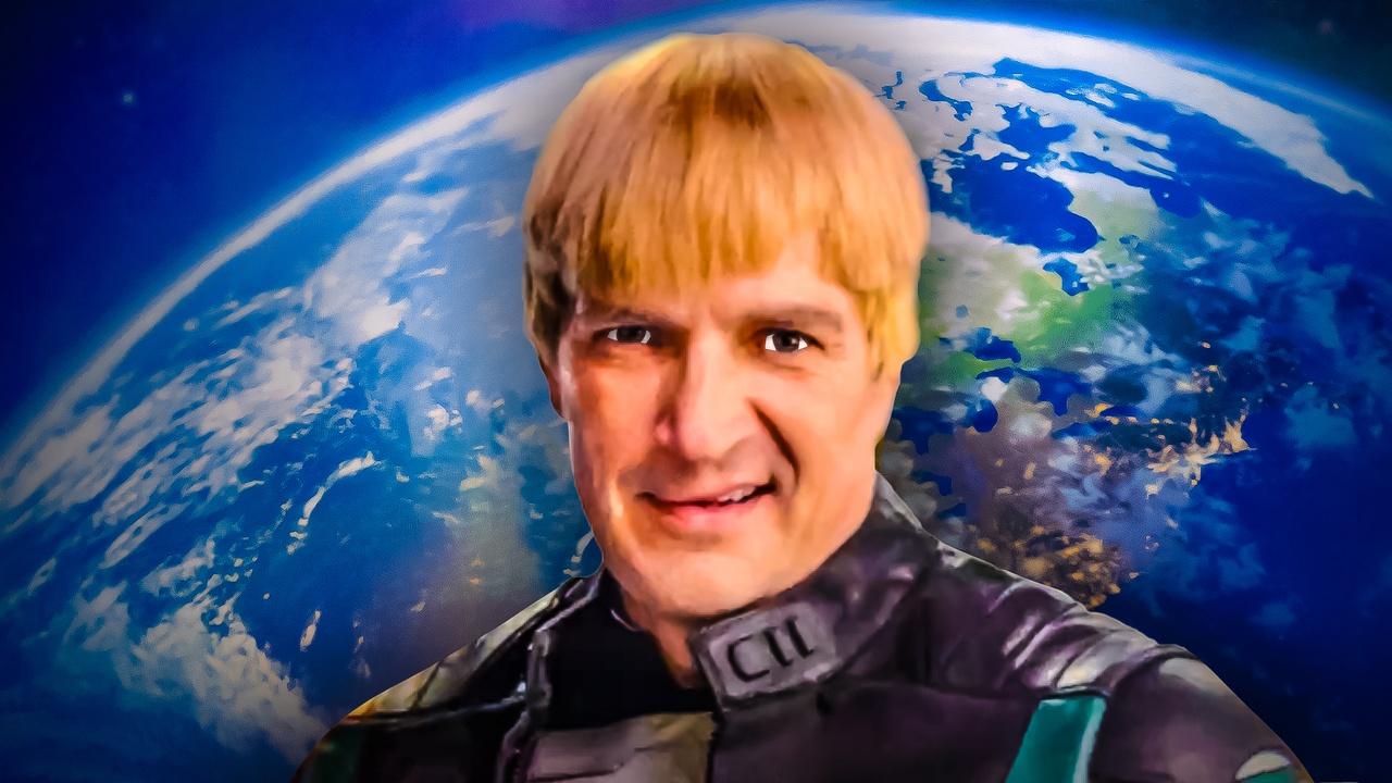 Guy Gardner Nathan Fillion from Superman 2025 movie
