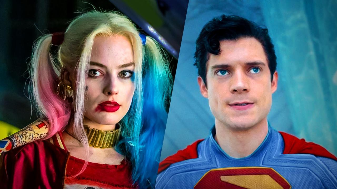 Margot Robbie's Harley Quinn, David Corenswet's Superman