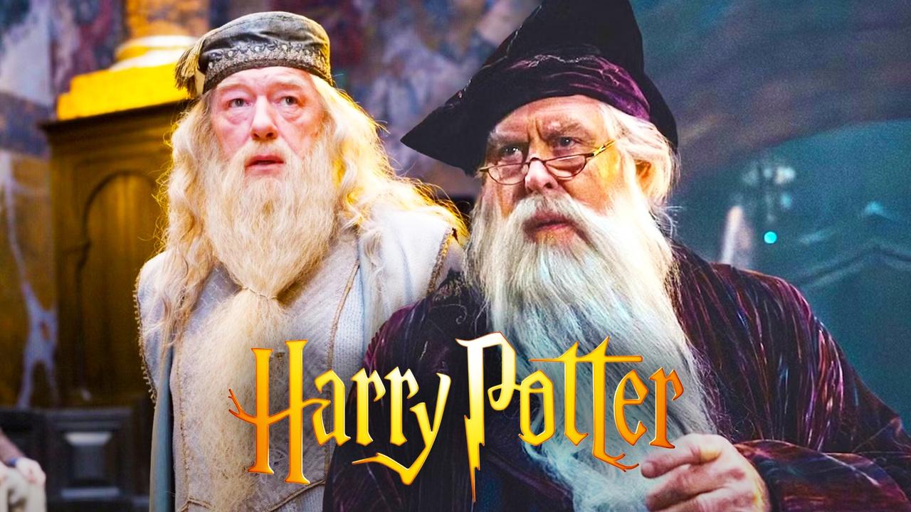 HBO and Movie Dumbledore, Harry Potter Logo.