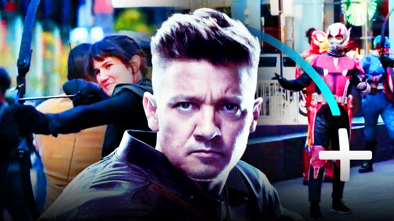 hawkeye disney plus mcu marvel studios jeremy renner hailee steinfeld TD16AKP