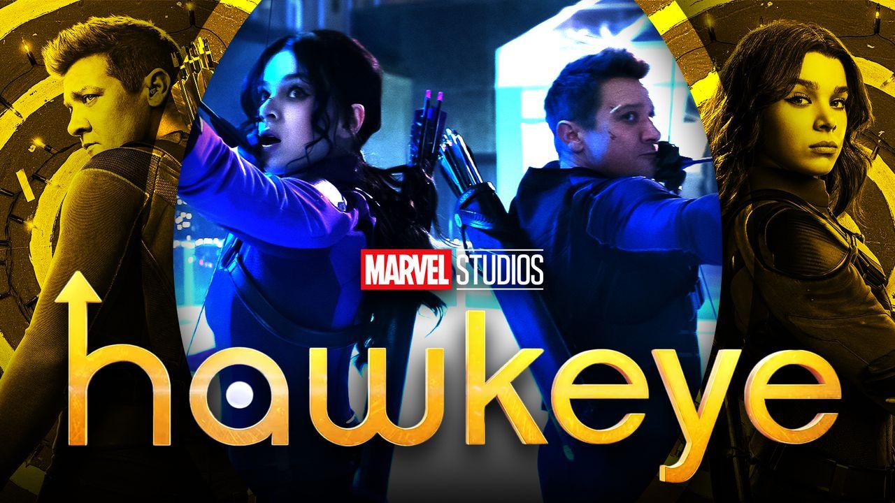 Clint Barton and Kate Bishop, Hawkeye logo