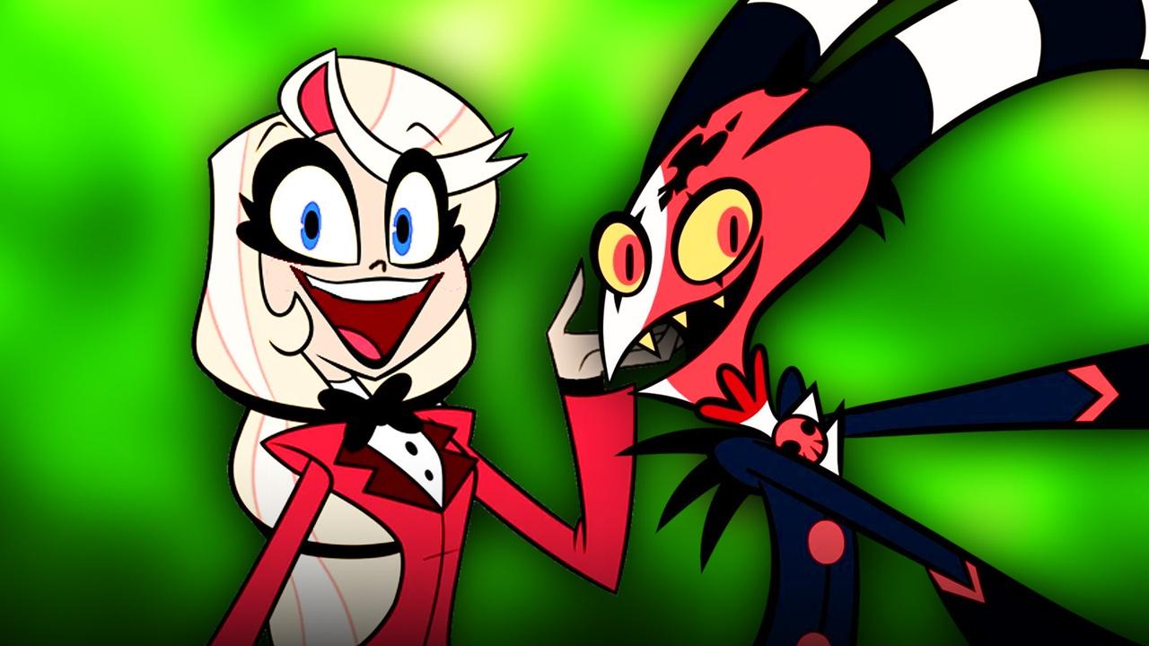Hazbin Hotel Charlie Morningstar and Helluva Boss Blitzo