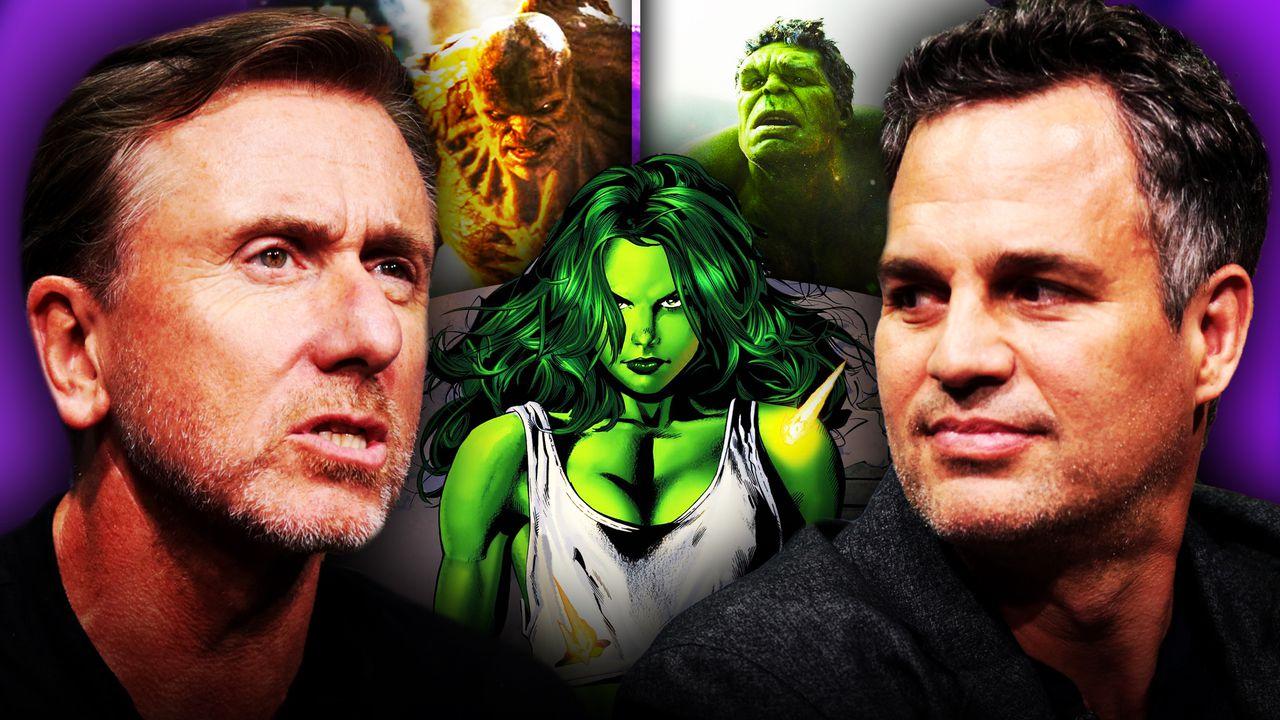 Tim Roth and Mark Ruffalo Hulk