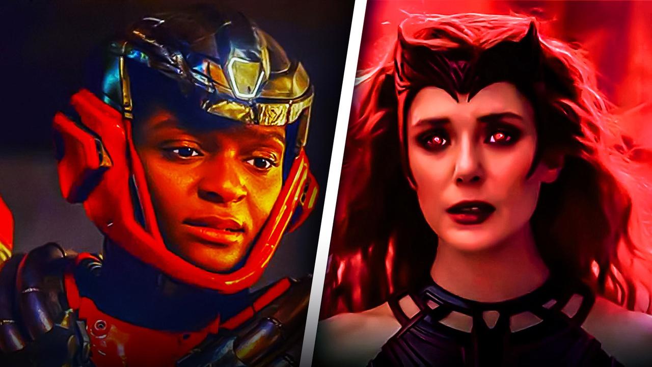 Riri from Ironheart and Wanda from WandaVision