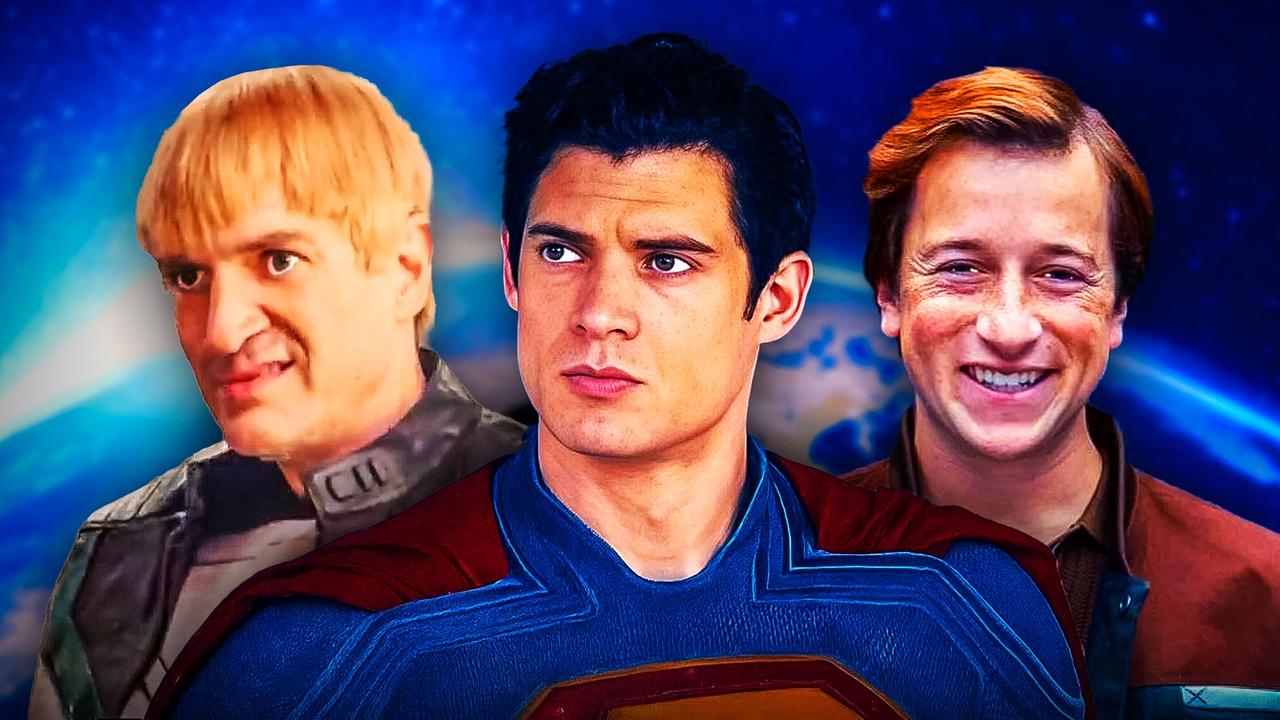 James Gunn's Superman characters Guy Gardener, Superman, Jimmy Olsen