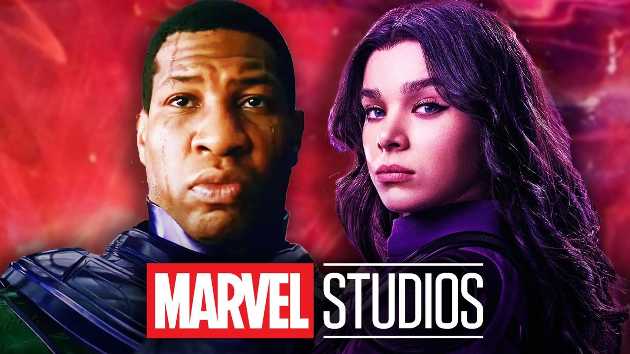 Jonathan Majors Kang, Hailee Steinfeld Kate Bishop, Marvel Studios Logo