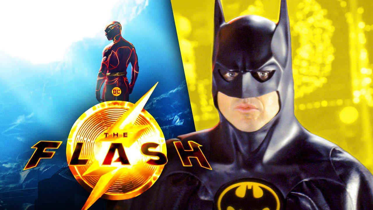 First Poster For The Flash Reveals Michael Keaton s Batman Presence