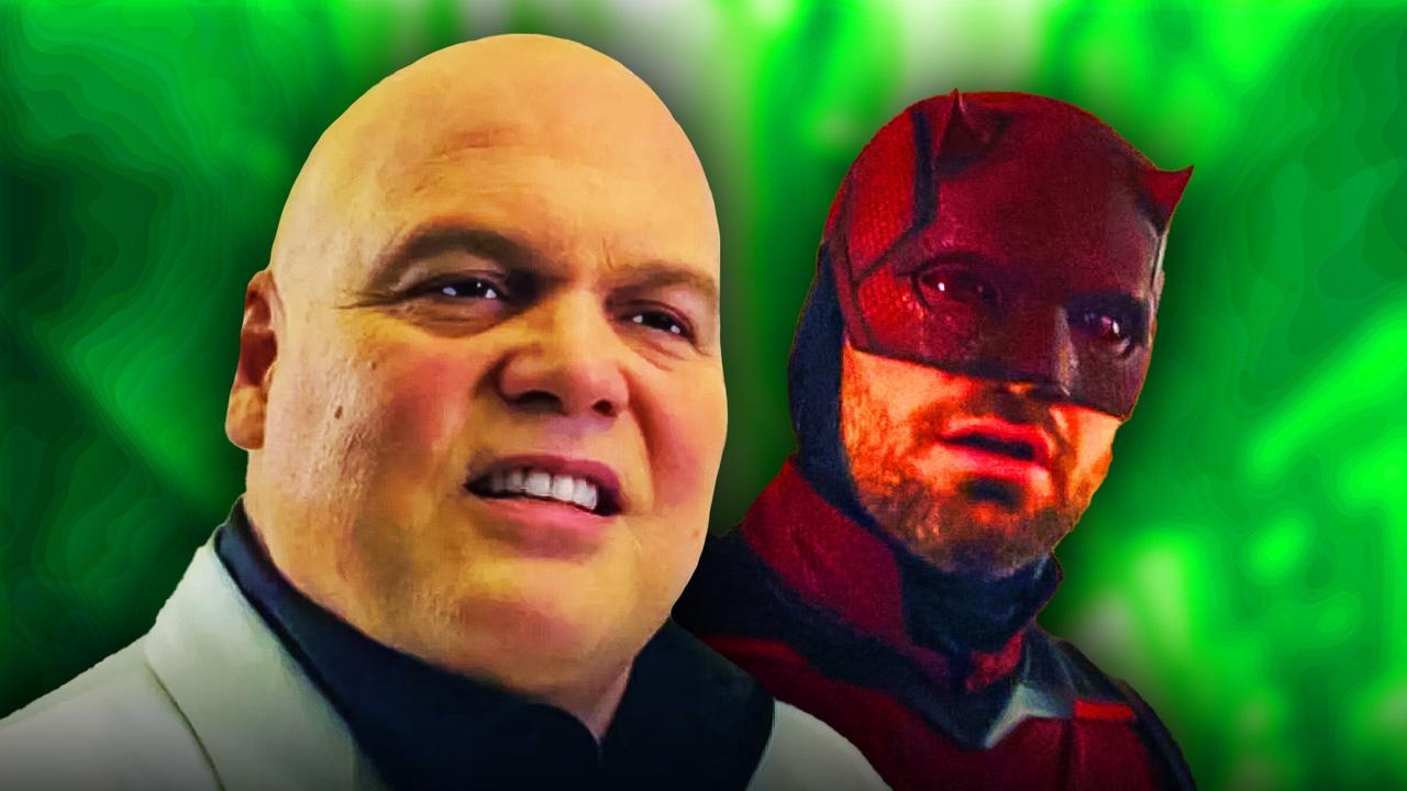 Kingpin and Daredevil MCU faces together