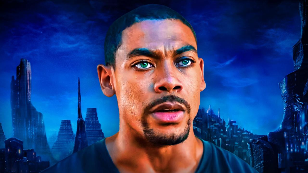 Aaron Pierre Green Lantern background