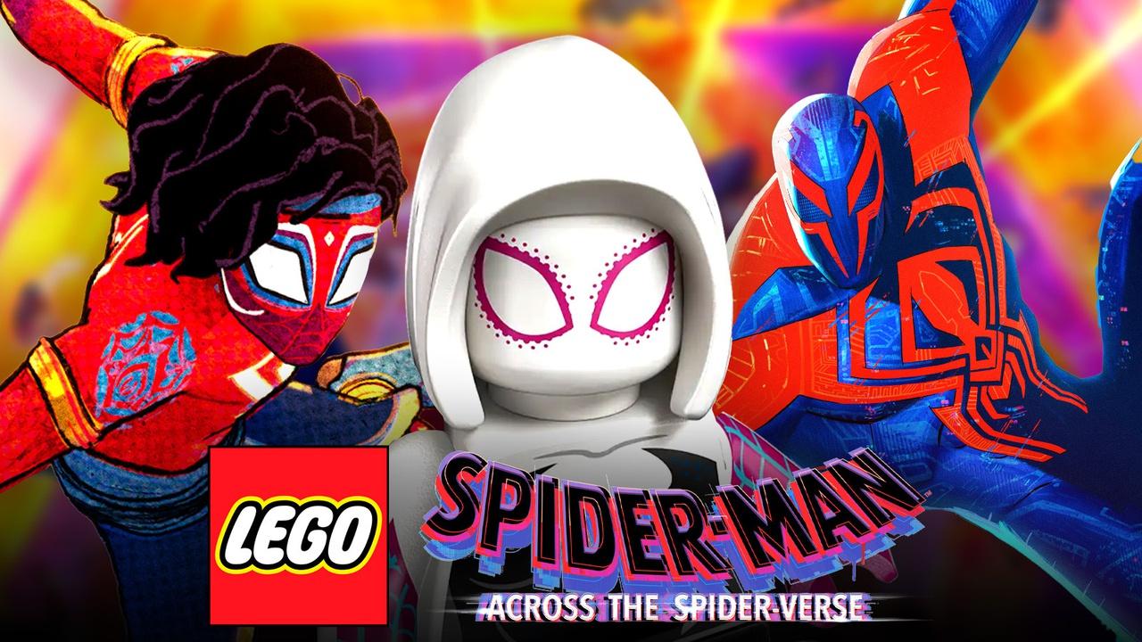 Spider-Man India, Gwen Stacy, Spider-Man 2099, LEGO, Spider-Man: Across the Spider-Verse