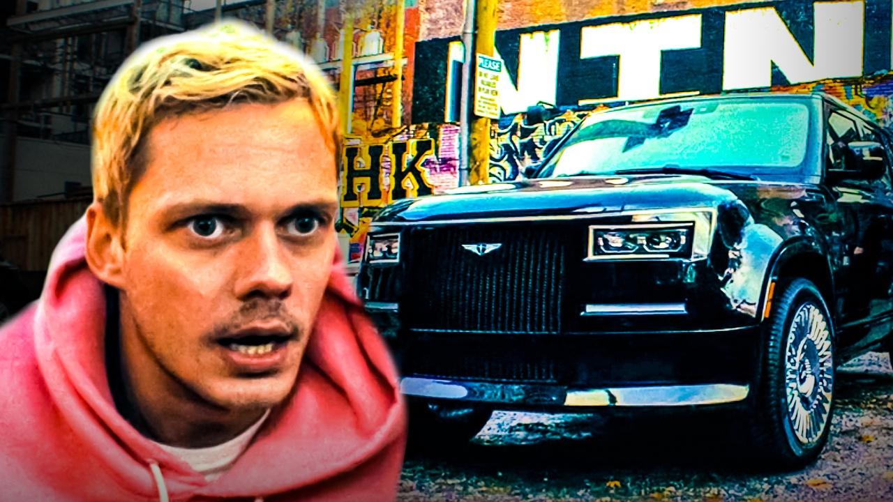 Locked SUV, Bill Skarsgard
