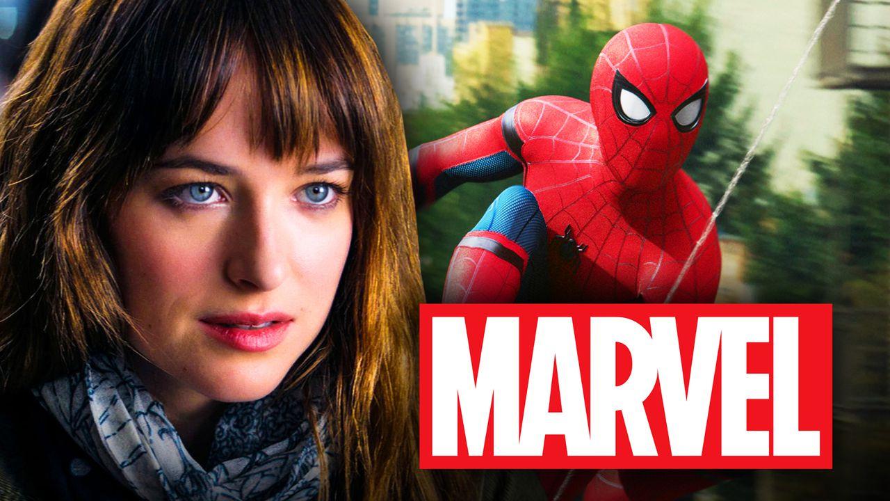 Dakota Johnson Looks Stunning In Spider Mans Madame Web Costume Photos 