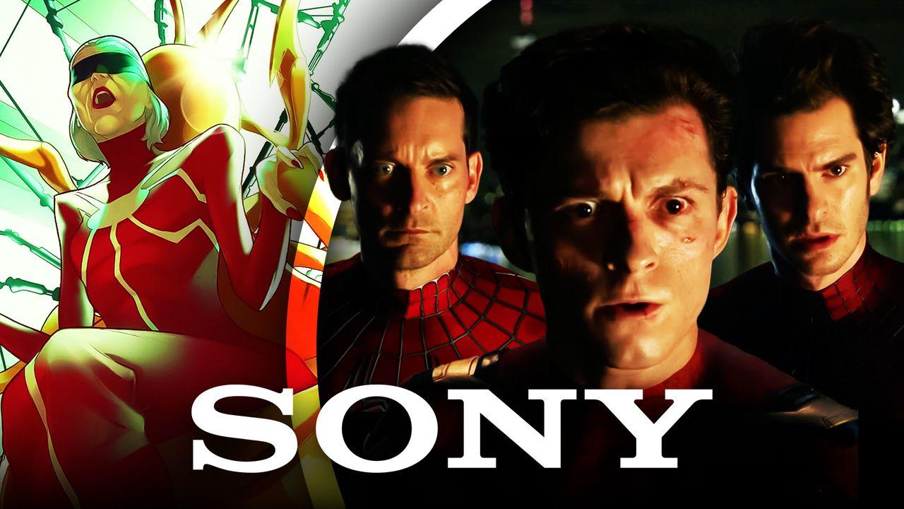 Madame Web, Tom Holland, Tobey Maguire, Andrew Garfield, Sony Pictures logo