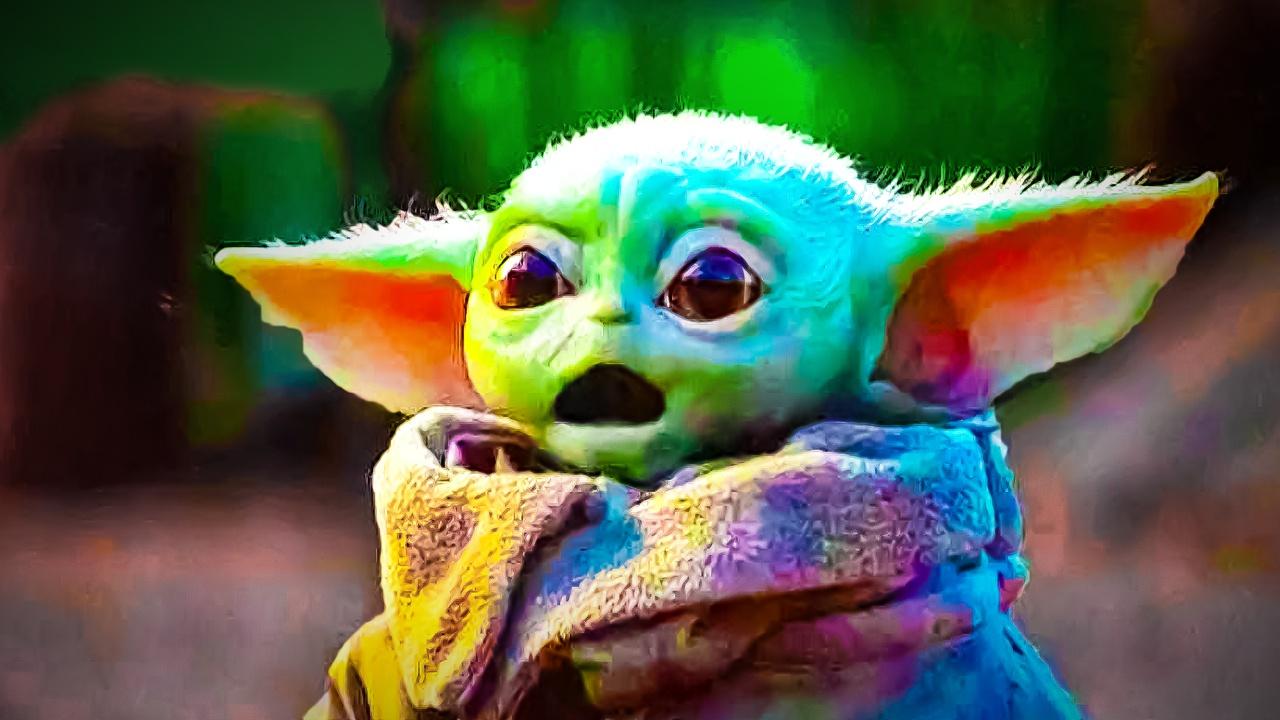 Shocked Baby Yoda