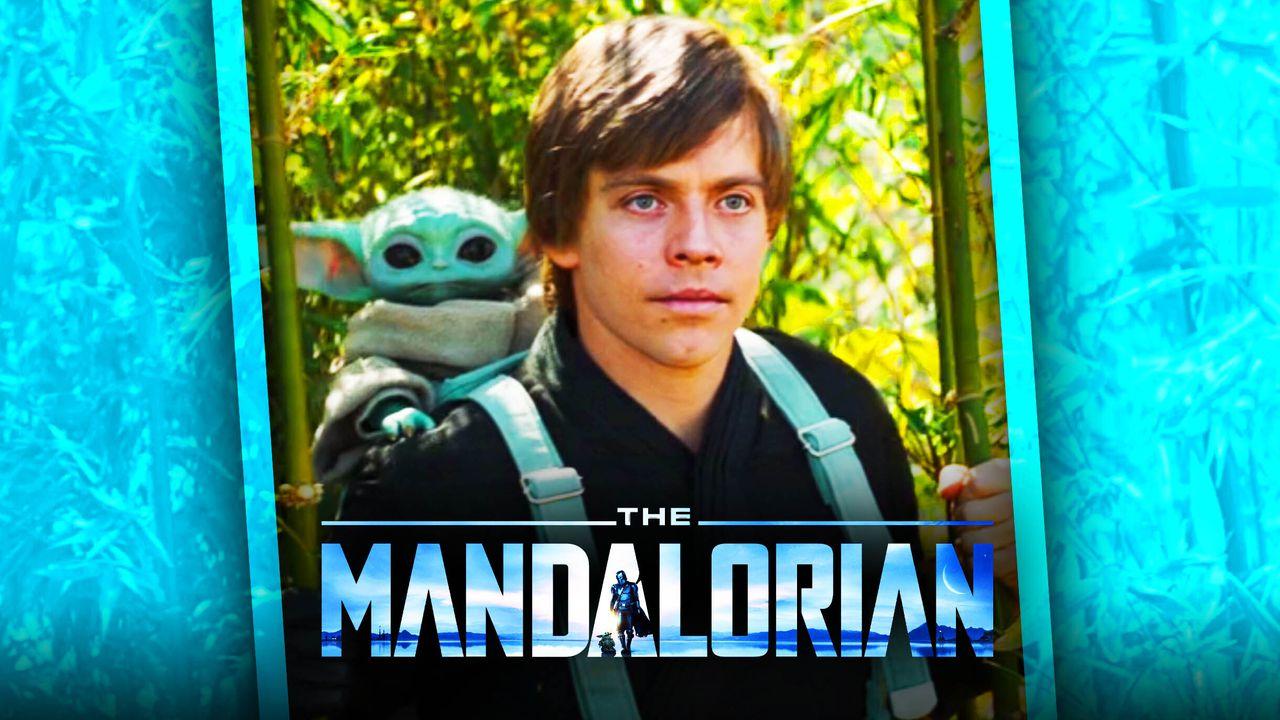 Luke Skywalker and Grogu, The Mandalorian Logo