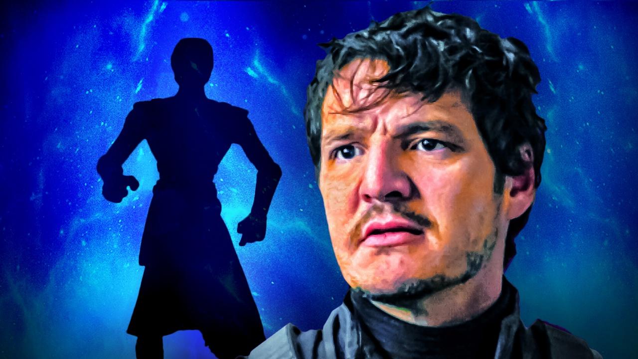 Din Djarin The Mandalorian, villain silhouette