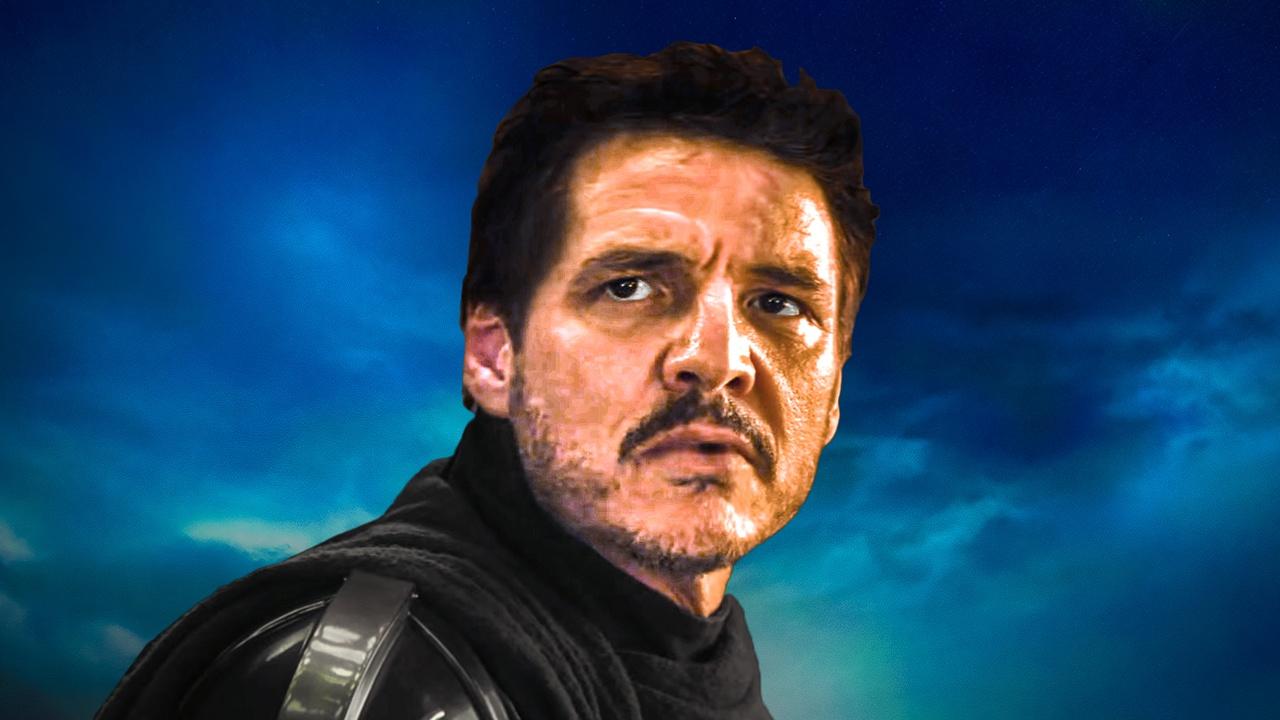Din Djarin, played by Pedro Pascal, in The Mandalorian and Grogu movie