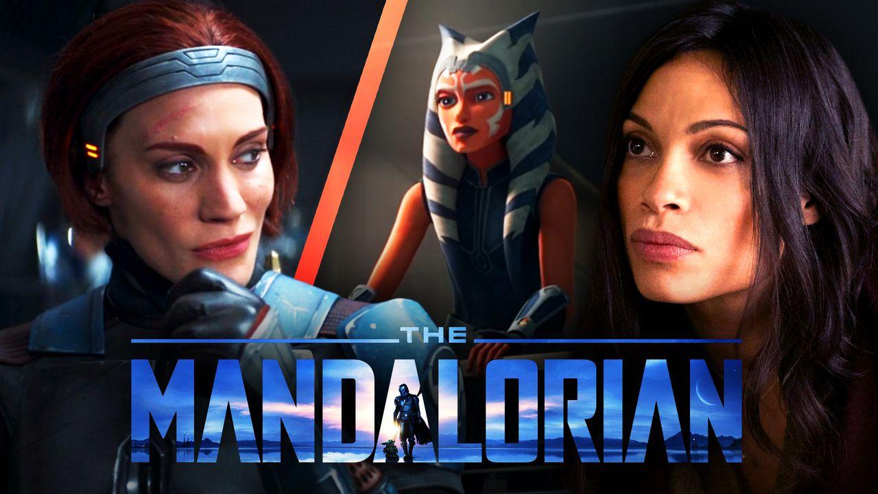 The Mandalorian Bo Katan Actress Katee Sackhoff Comments On Rosario Dawson S Ahsoka Rumors