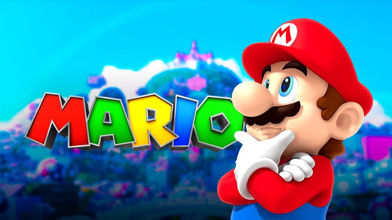 Super Mario, Mario logo.