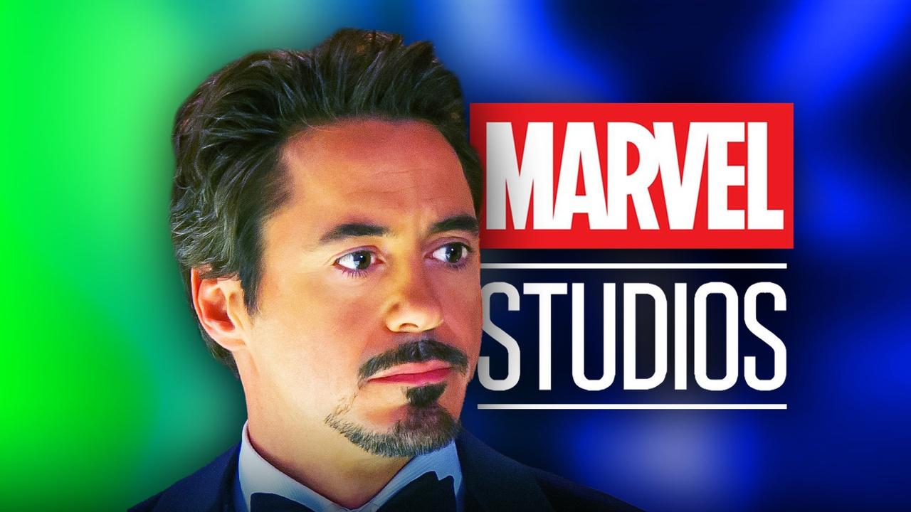 Robert Downey Jr. as Tony Stark, Marvel Studios logo