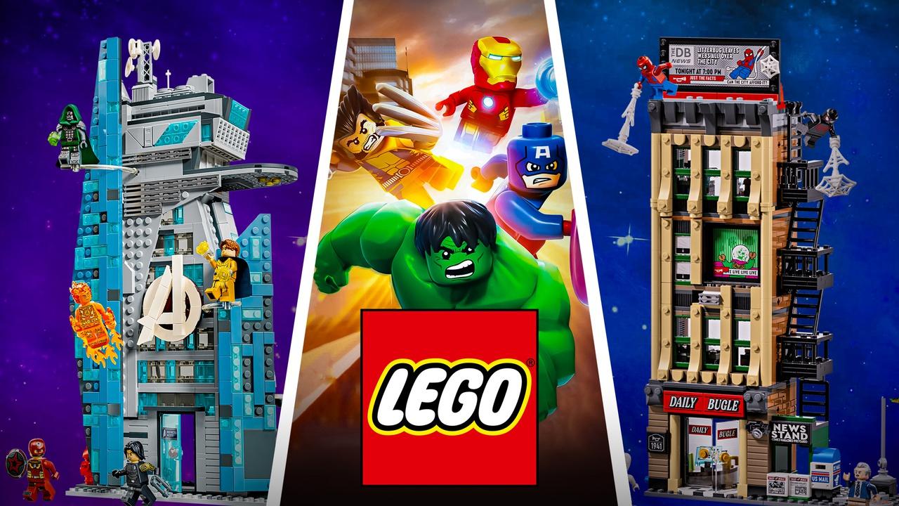 Marvel LEGO sets New Avengers Tower and Daily Bugle