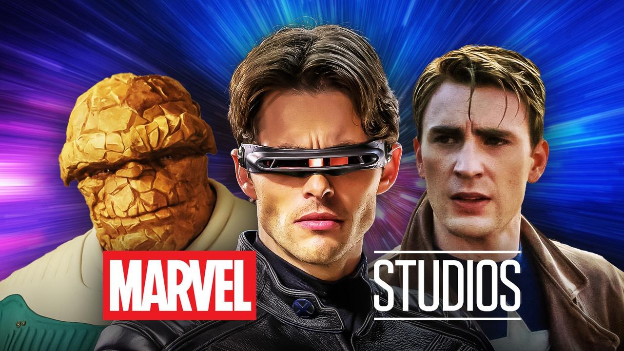 Thing, Cyclops, Steve Rogers, Marvel Studios Logo