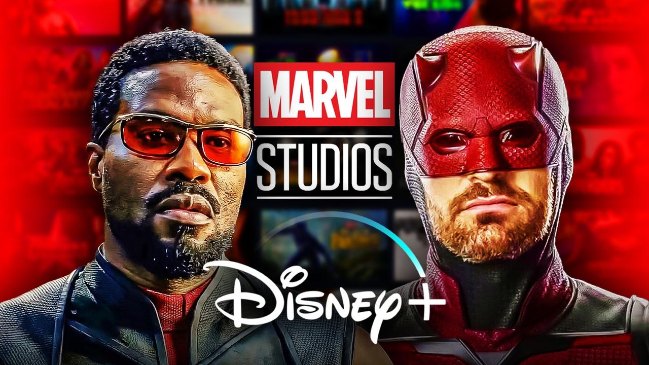 Marvel Studios and Disney+ logo; Wonder Man; Daredevil.