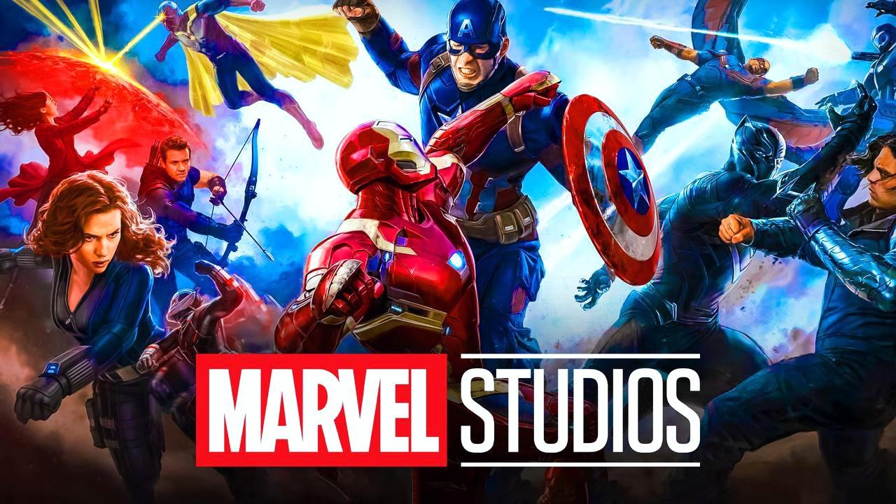 Captain America Civil War concept art, Marvel Studios logo