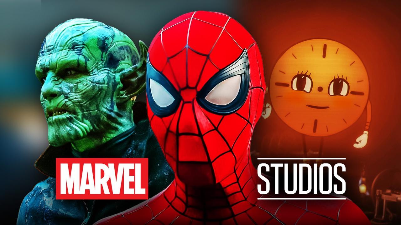 Talos, Spider-Man, Marvel Studios Logo, Miss Minutes.