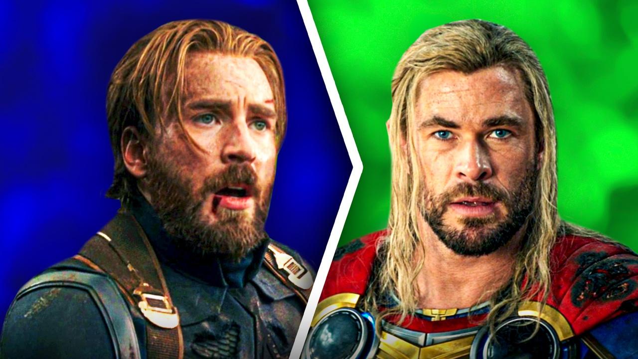 Chris Evans' Captain America, Chris Hemsworth's Thor
