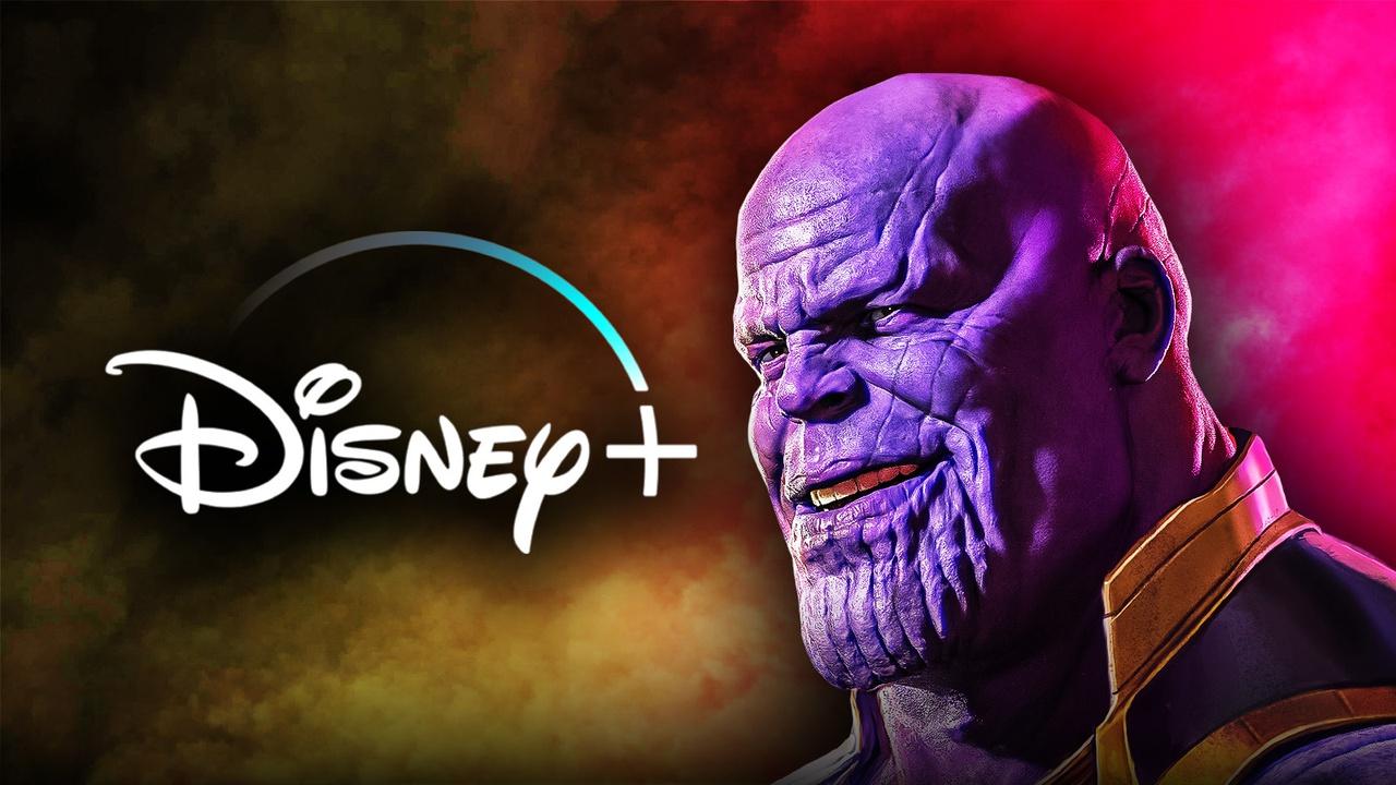 Disney Plus logo, Thanos.