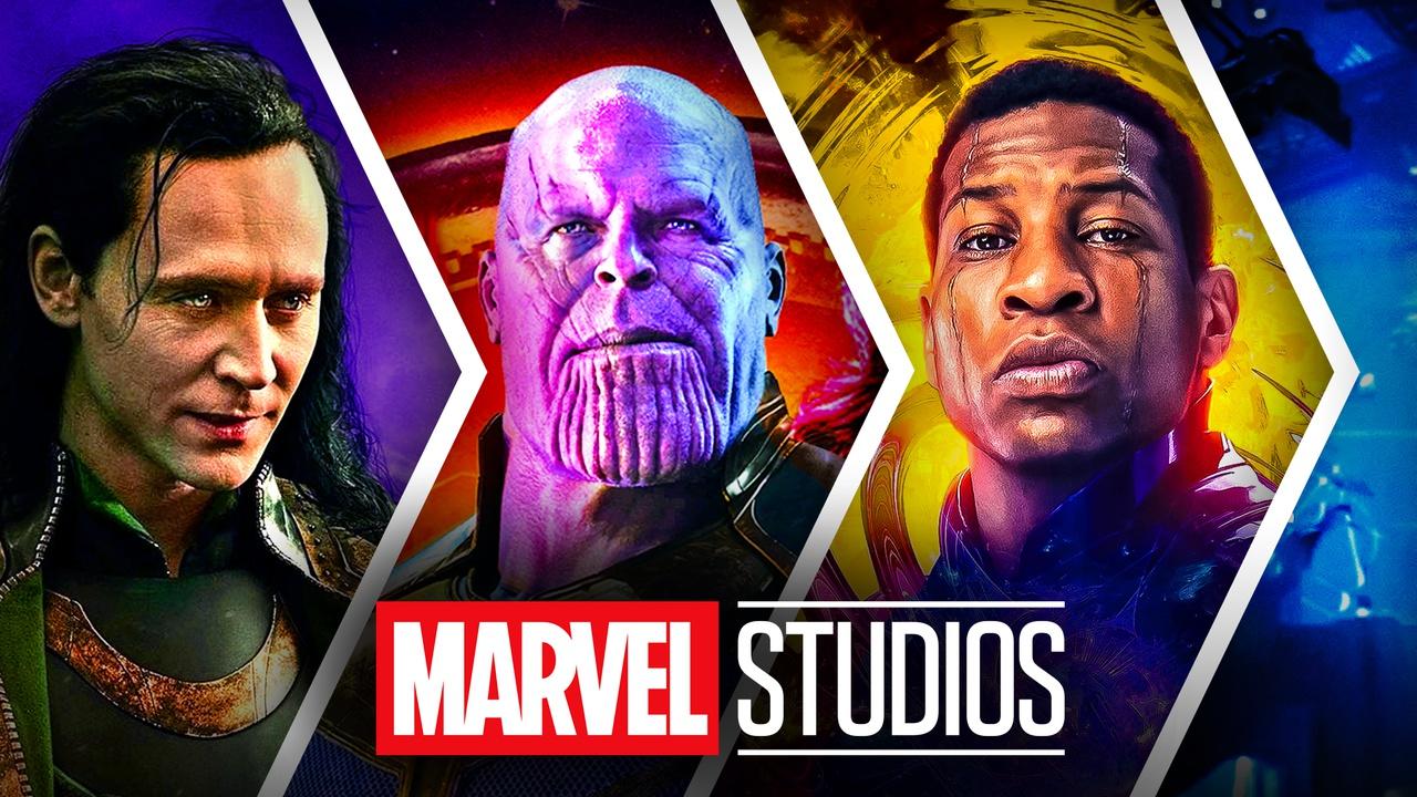 Loki, Thanos, Kang, Marvel Studios logo