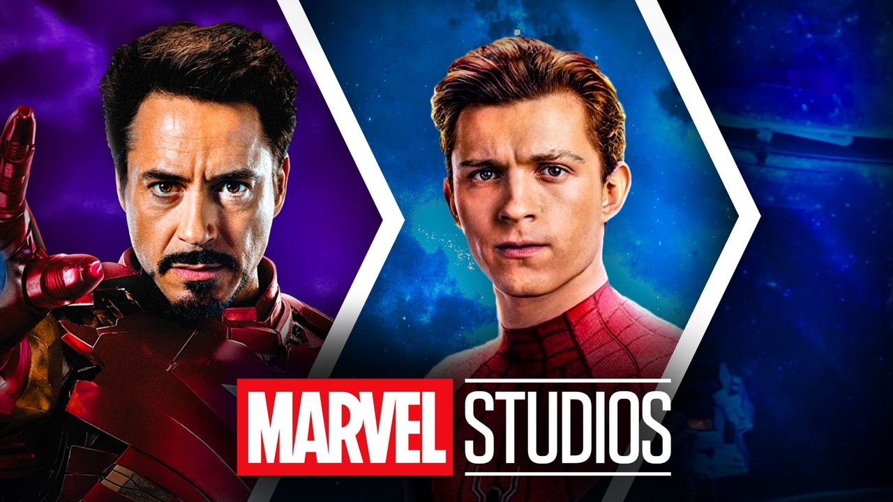 Marvel Studios logo, Iron Man, Spider-Man