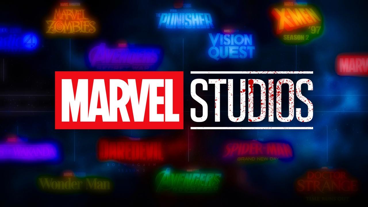 Marvel Studios logo and MCU movie and TV sequel title treatments