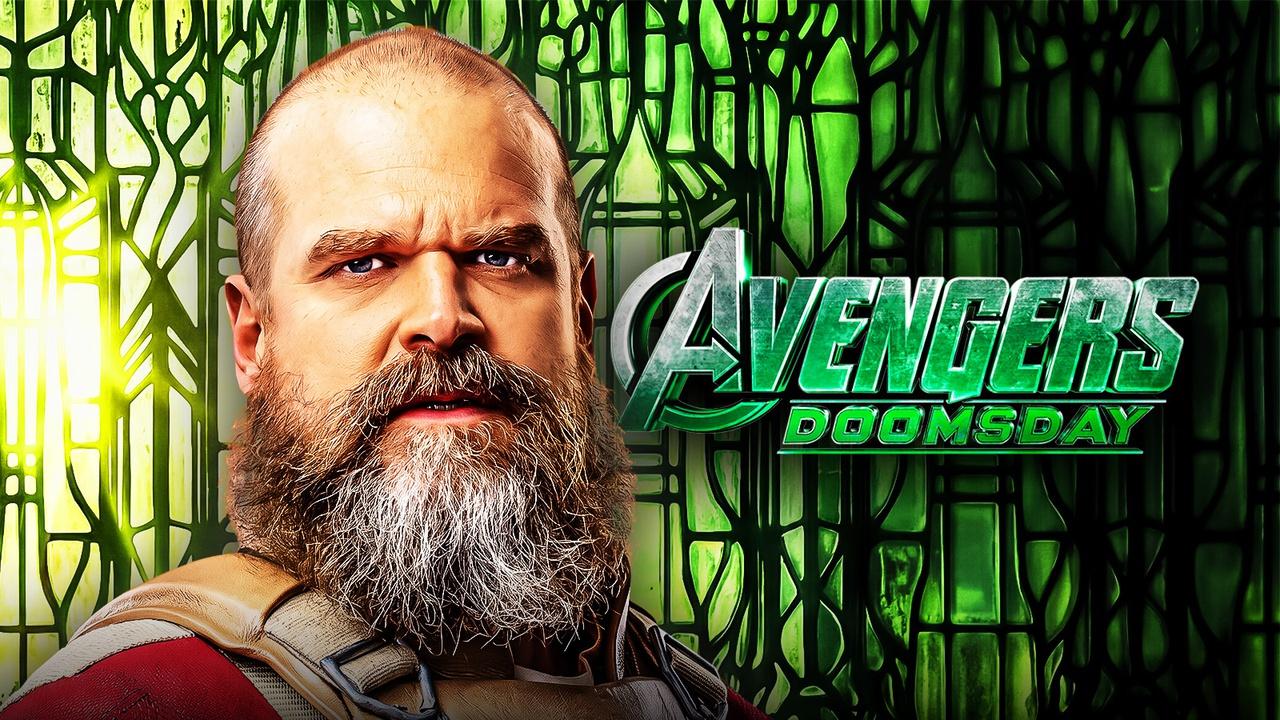 David Harbour Red Guardian, Avengers Doomsday logo.