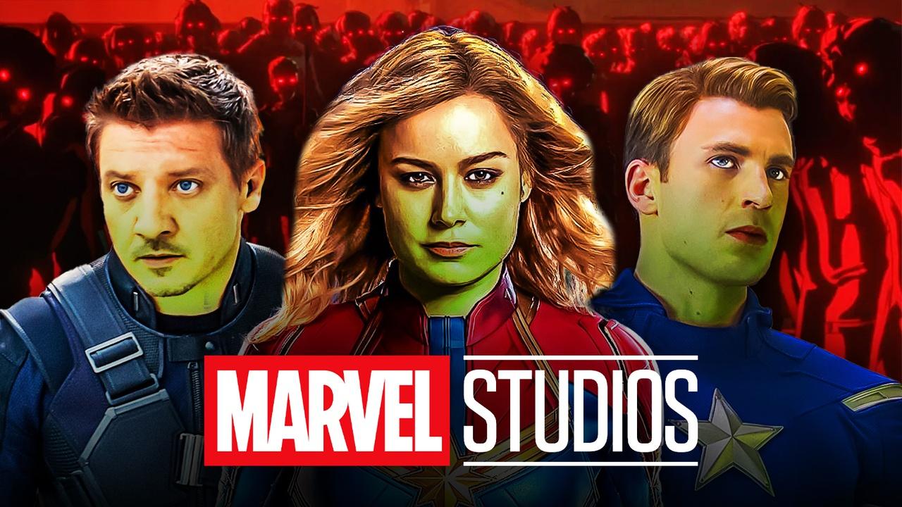 Marvel Zombies Hawkeye, Captain Marvel, Captain America