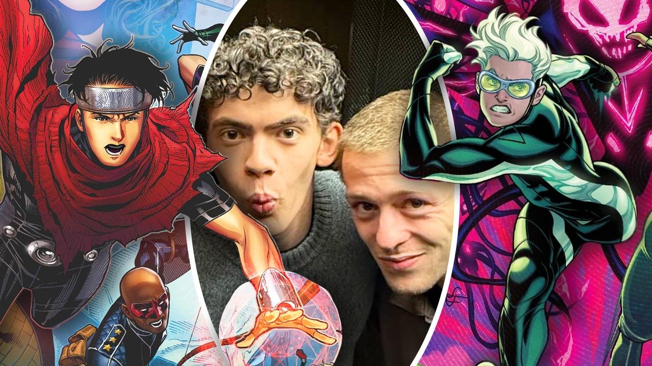 Joe Locke and Ruaridh Mollica Photo, Wiccan and Speed from Marvel Comics
