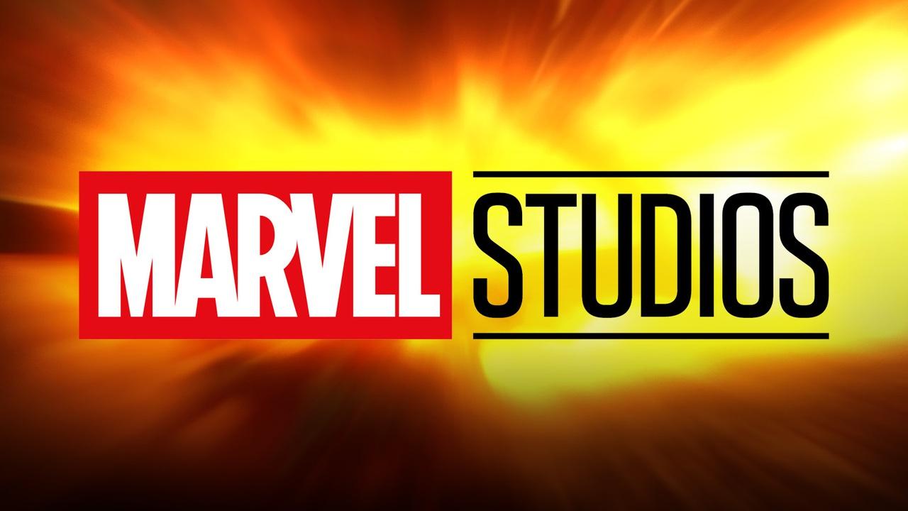 Marvel Studios logo, firey background