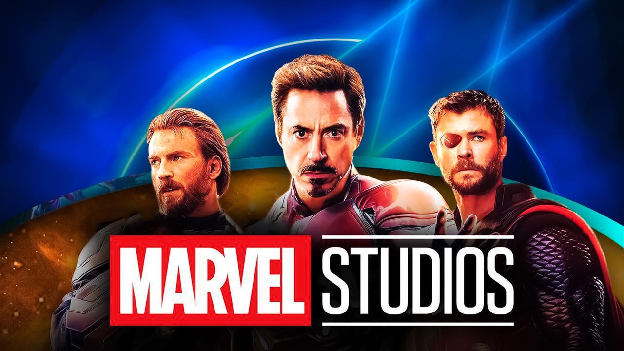 Marvel Studios logo, Fantastic Four logo in background