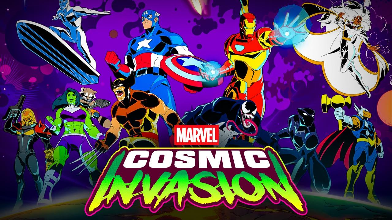 Marvel Cosmic Invasion wallpaper with logo