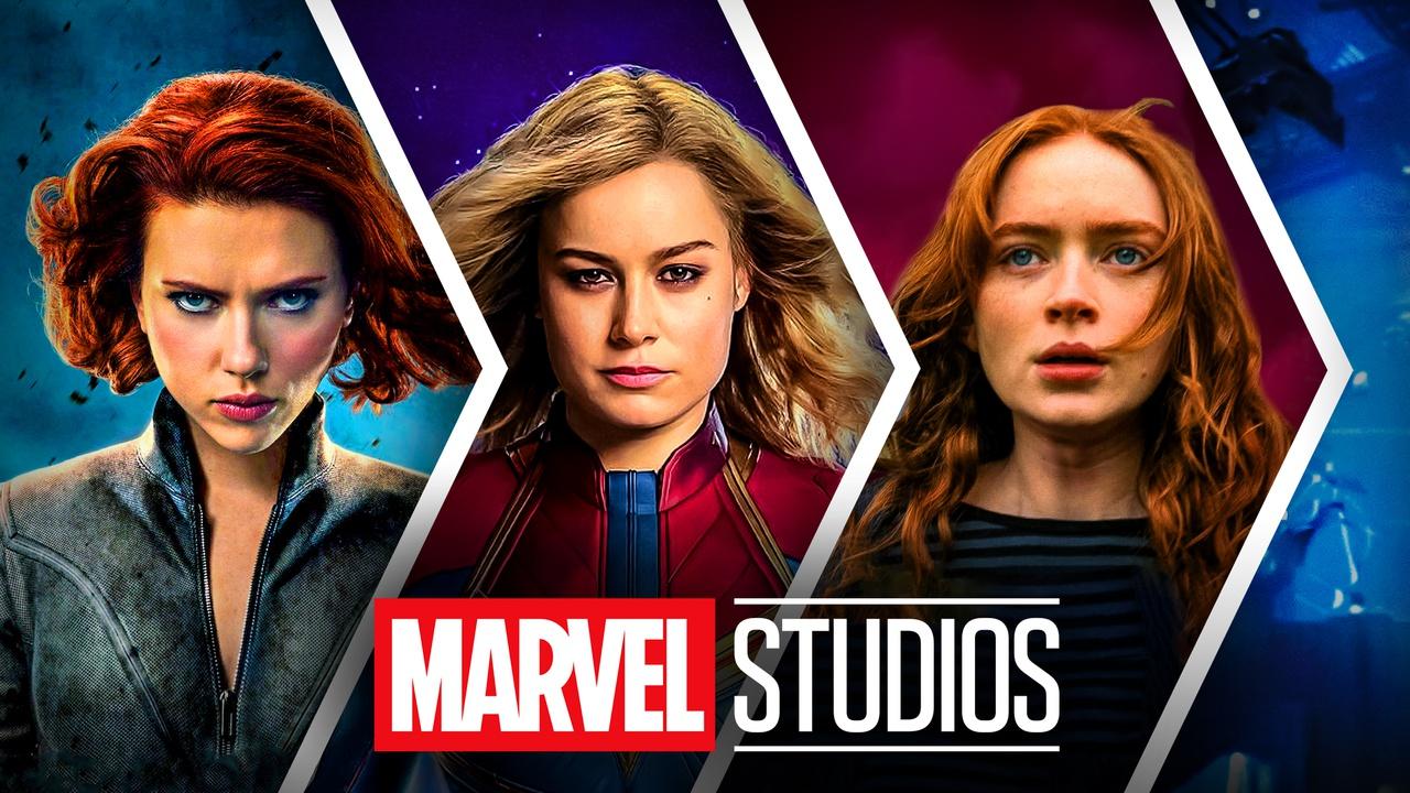 Marvel Studios MCU female superheroes, including Sadie Sink's Jean Grey