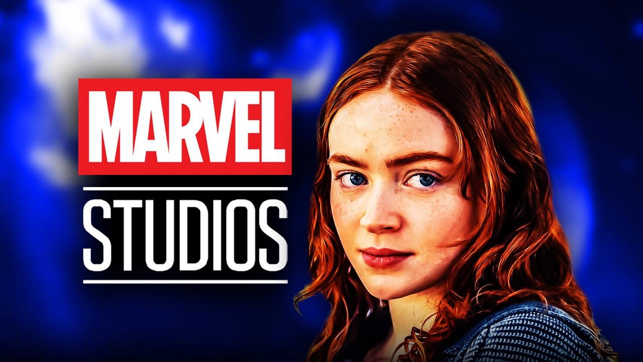 Sadie Sink as Jean Grey with Marvel Studios logo.