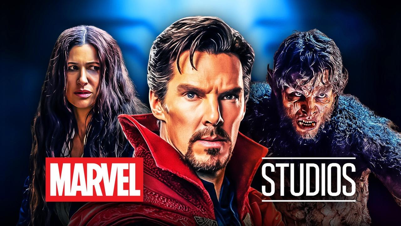Agatha Harkness, Doctor Strange and Jack Russell.