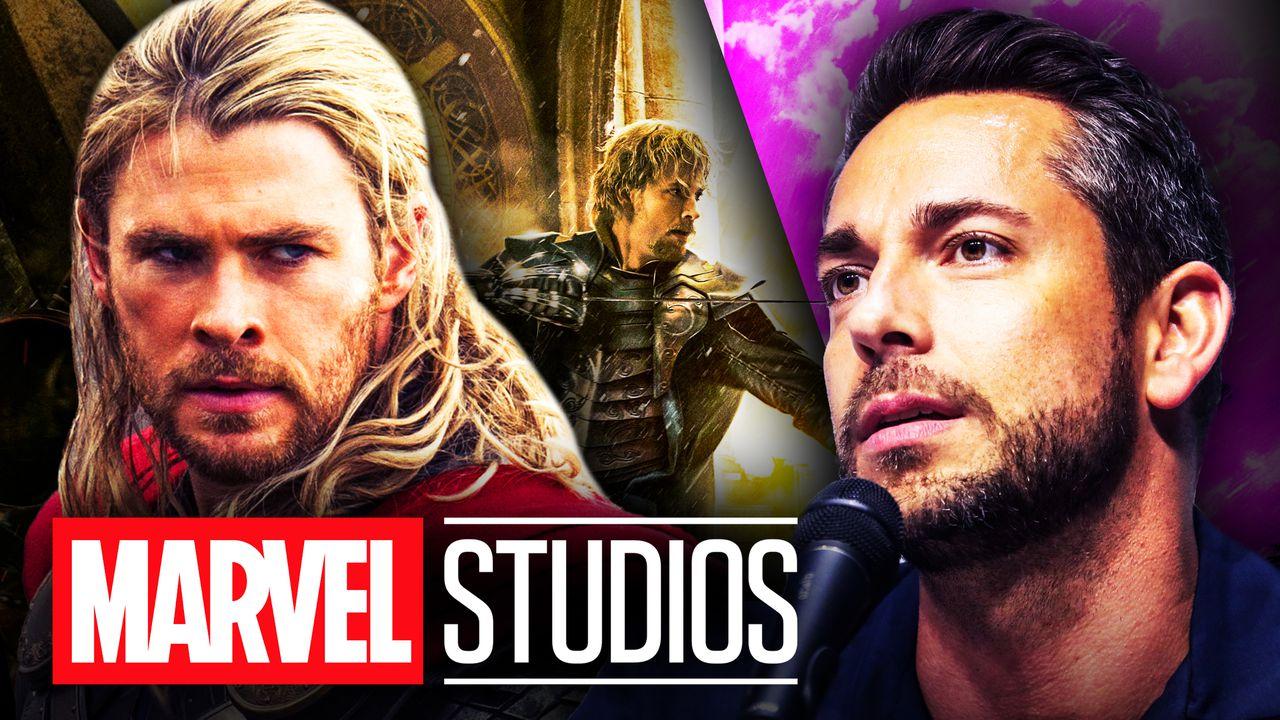 stole midler podning Marvel Promised Zachary Levi More 'Warriors Three' Screentime In Thor: The  Dark World