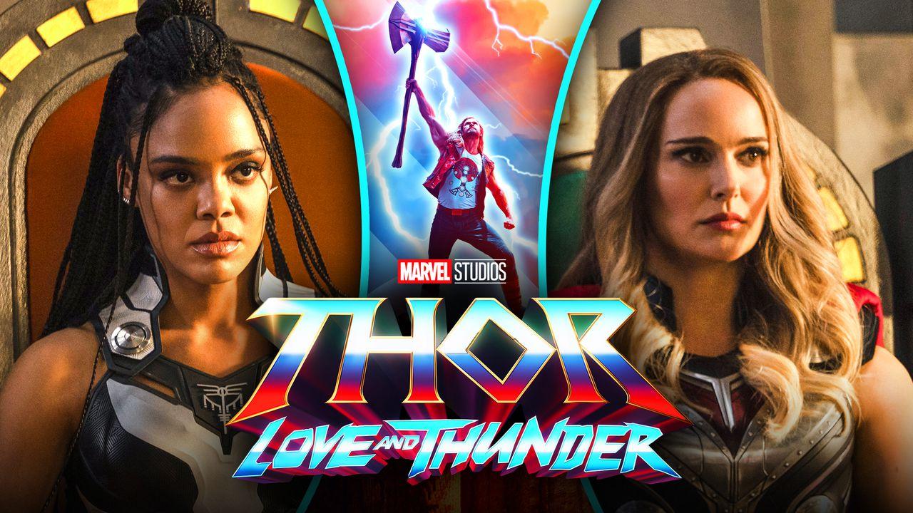 New Thor: Love And Thunder Image Pairs Tessa Thompson And Natalie Portman's  Mighty Thor - IGN