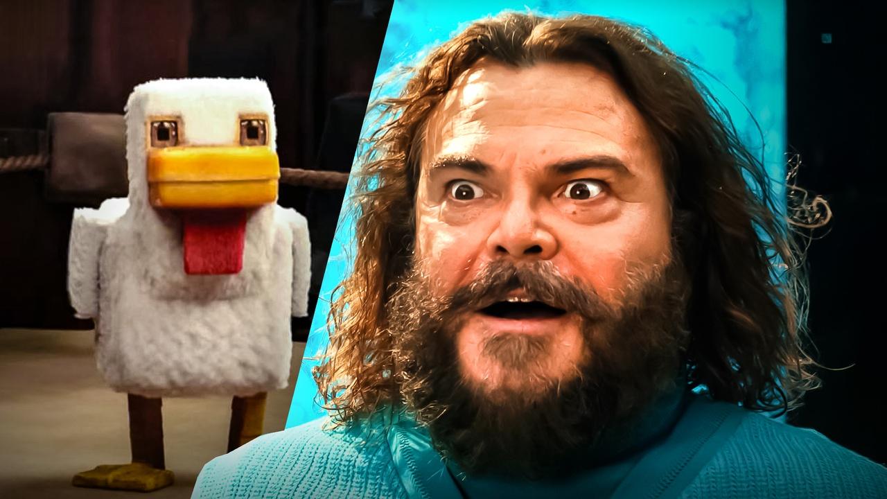Jack Black as Steve, Chicken in Minecraft movie