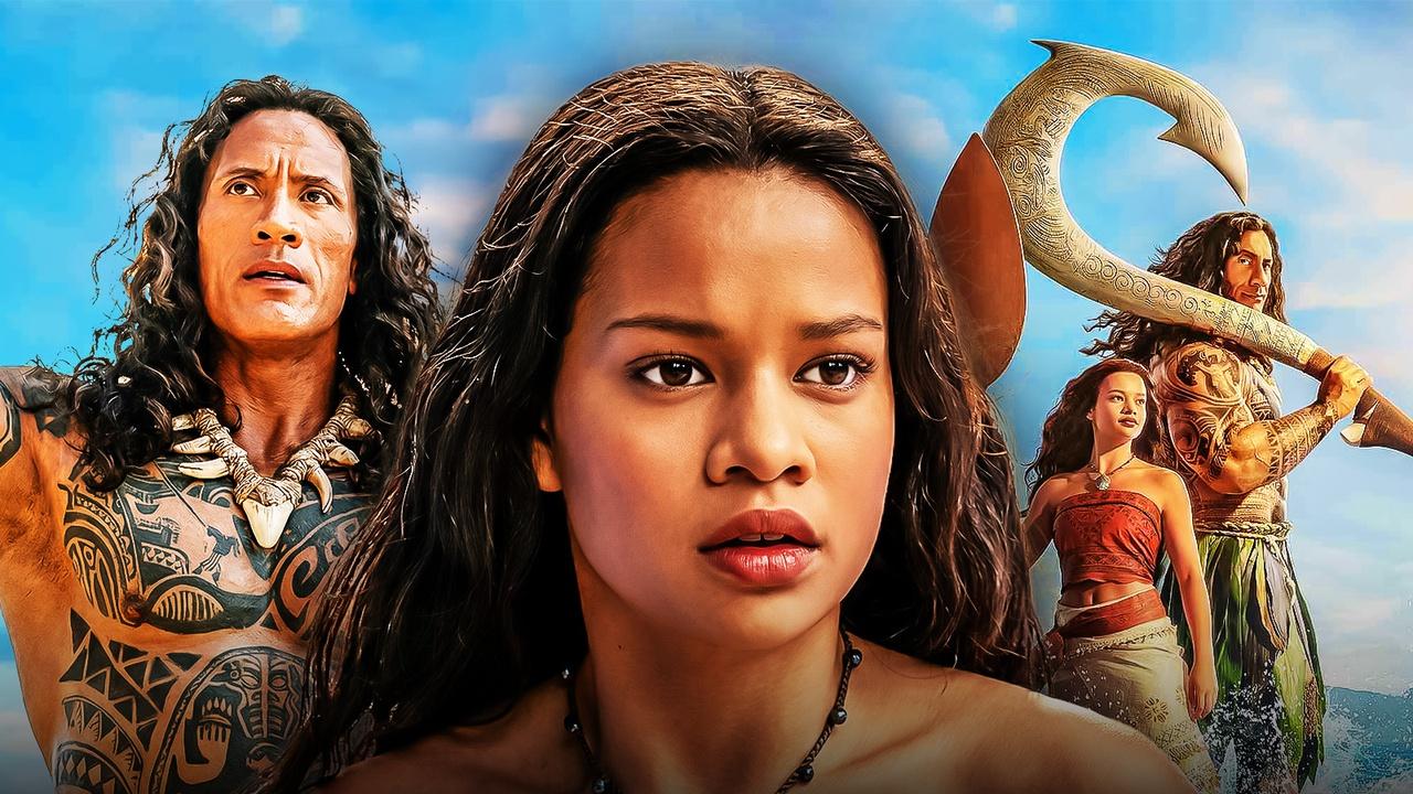 Live-Action Moana and Maui.