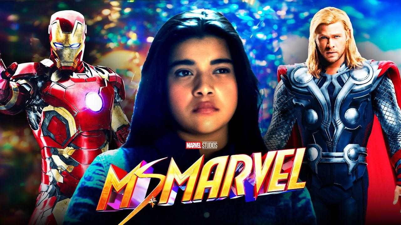 Iron Man, Ms. Marvel, Thor